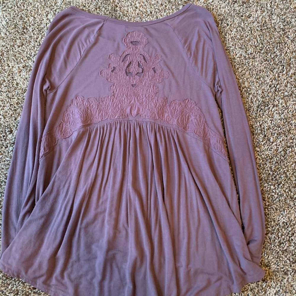 Purple American Eagle Tee